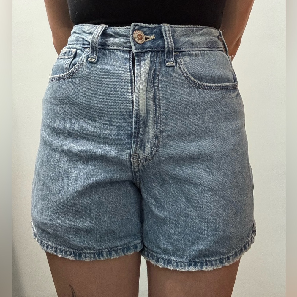 Ultra high rise 90s Blue Denim Women's Shorts